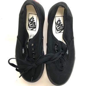 Vans All Black Lace Ups ERA US W6 M4.5 EURO36 UK3.5